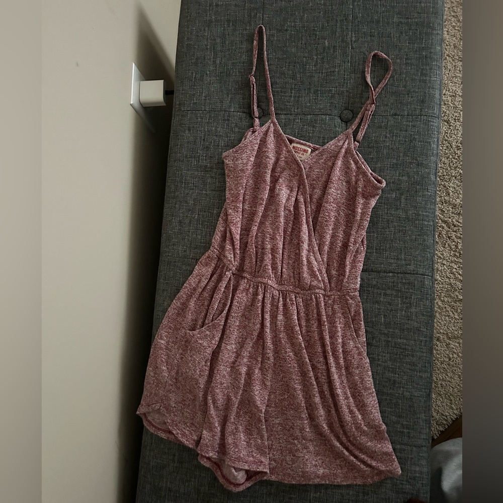 Mossimo Supply Co. Target Pink/Red Romper